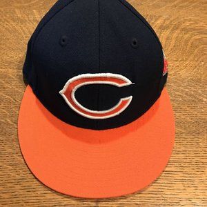 Chicago Bears NFL Mitchell & Ness Navy Hat Cap Fitted 7 1/8
